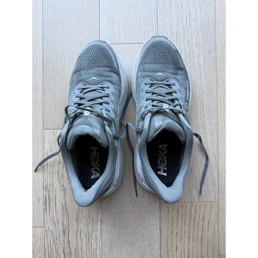 HOKA Bondi 9 Men’s Running Shoes — Size 10, Dark Gray/Charcoal